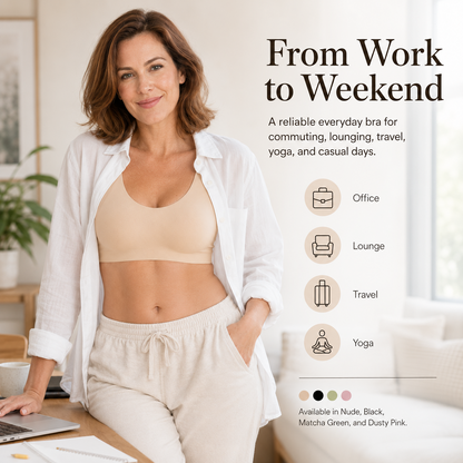 ✨ Invisible Second-Skin Bralette | Seamless, Wireless & Breathable