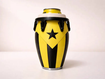 🪘 Conga-Style Can Holder – Celebrate Caribbean Pride, One Sip at a Time