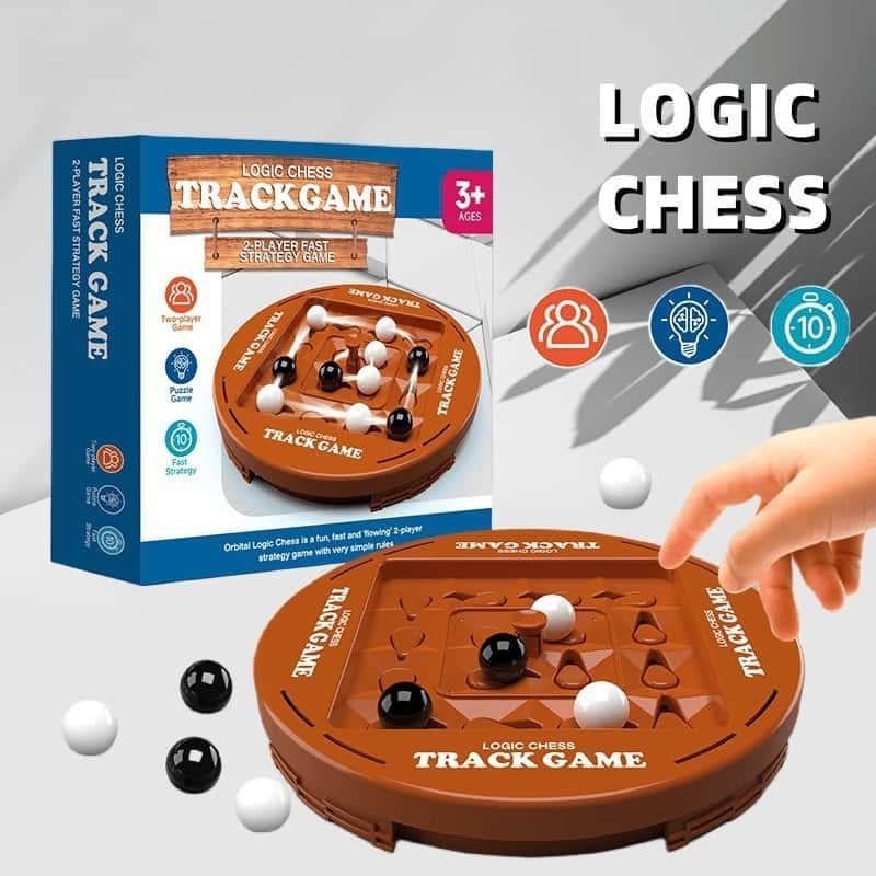 ♟️🧠 Logic Track Chess – Ultimate 2-Player Strategy Game ✨