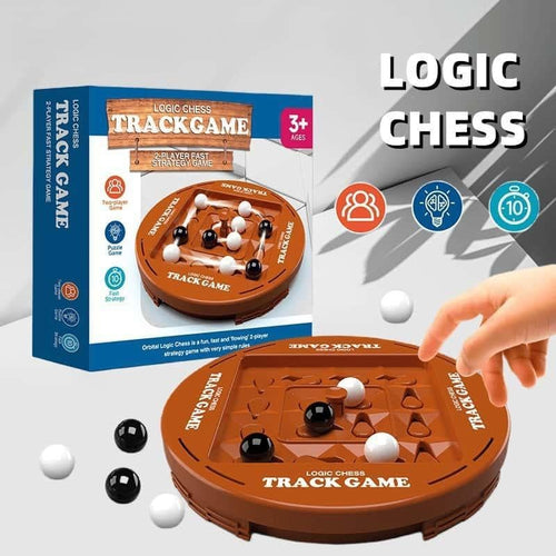 ♟️🧠 Logic Track Chess – Ultimate 2-Player Strategy Game ✨