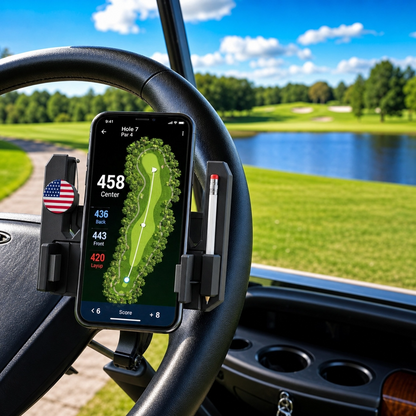 ⛳ Golf cart steering wheel phone holder