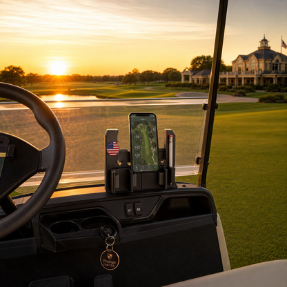 ⛳ Golf cart steering wheel phone holder