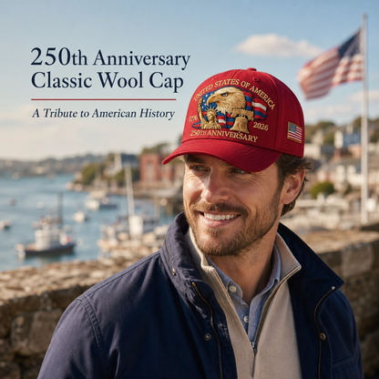 250th Anniversary Classic Wool Baseball Cap 🦅