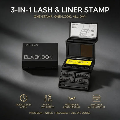 🥳2026 HOT SALE🥳💋50K+ SOLD!🔥 50% OFF! 3-in-1 Kit: Eyeliner and Lower Lash Stamp
