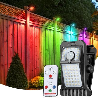 Solar Rechargeable Clip Light - Motion Sensor
