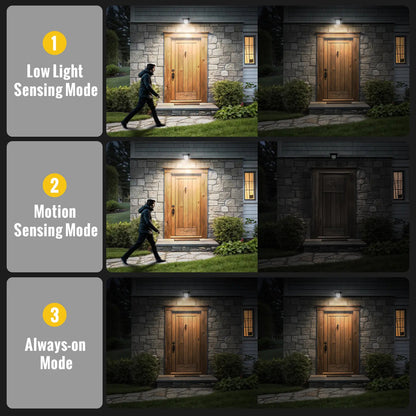 Solar Rechargeable Clip Light - Motion Sensor