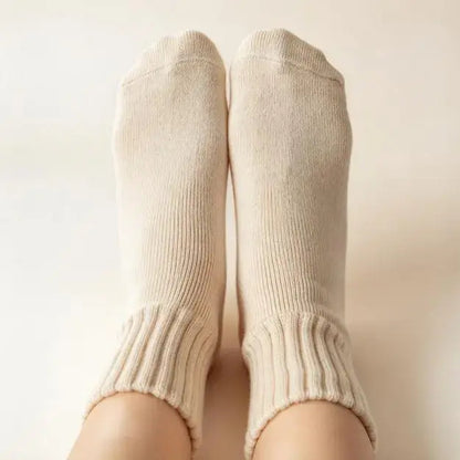 5-Pack Women's Classic Mid-Calf Solid Knit Socks