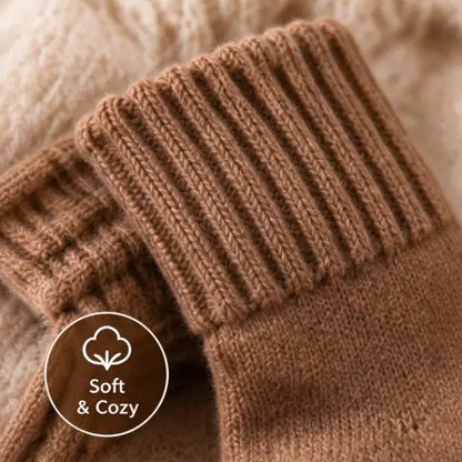 5-Pack Women's Classic Mid-Calf Solid Knit Socks