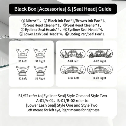 🥳2026 HOT SALE🥳💋50K+ SOLD!🔥 50% OFF! 3-in-1 Kit: Eyeliner and Lower Lash Stamp