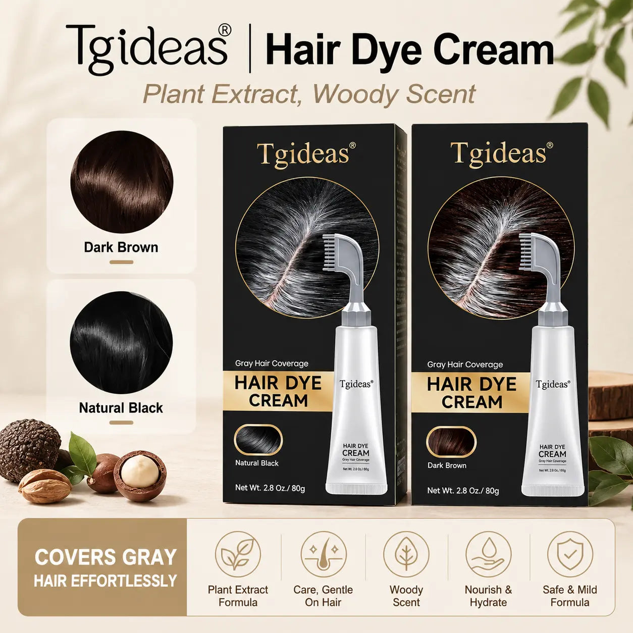 Hair Dye Comb — Portable for Home Use