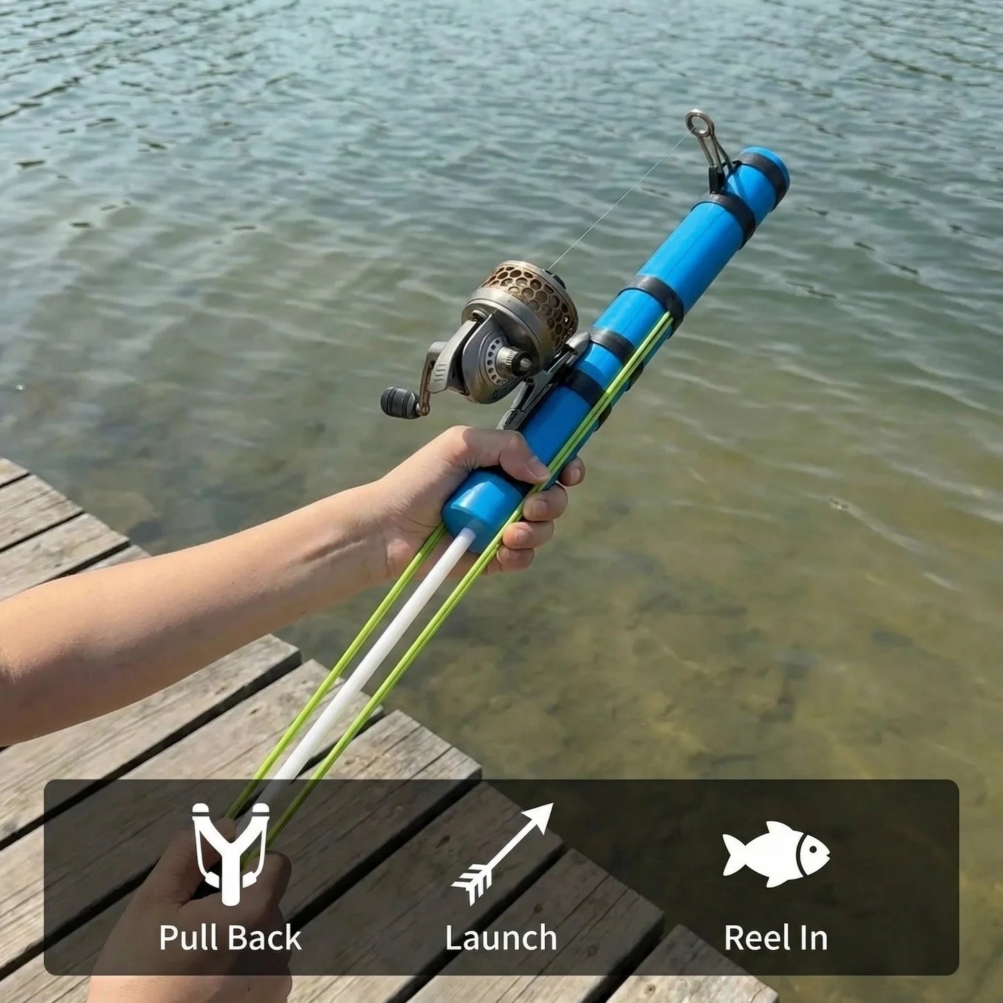 🐟Long-Range Fishing Catapult Attachment | Cast 30M✨