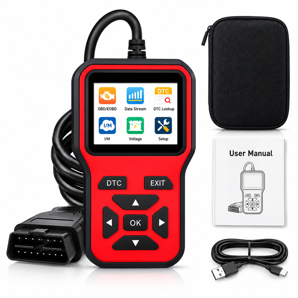 Car Diagnostic Scanner with Fault Code Reader & Live Data