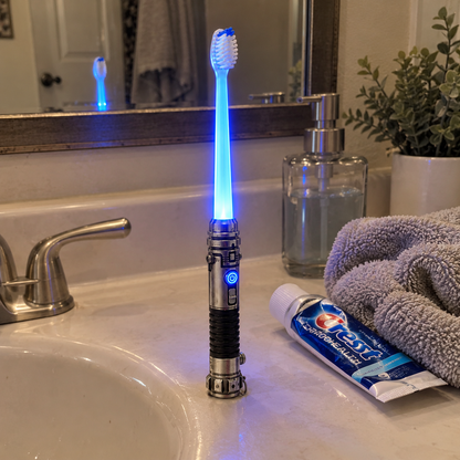 Galactic Glow Toothbrush – Light-Up Manual Toothbrush