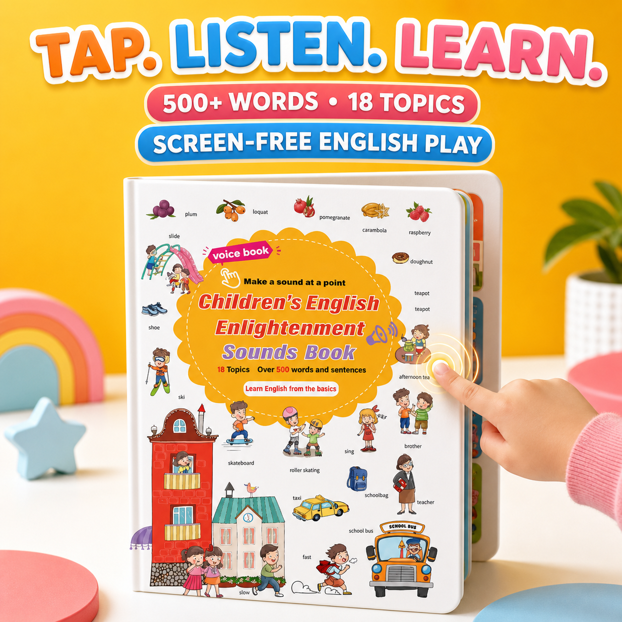👆Children’s English Enlightenment Sounds Book
