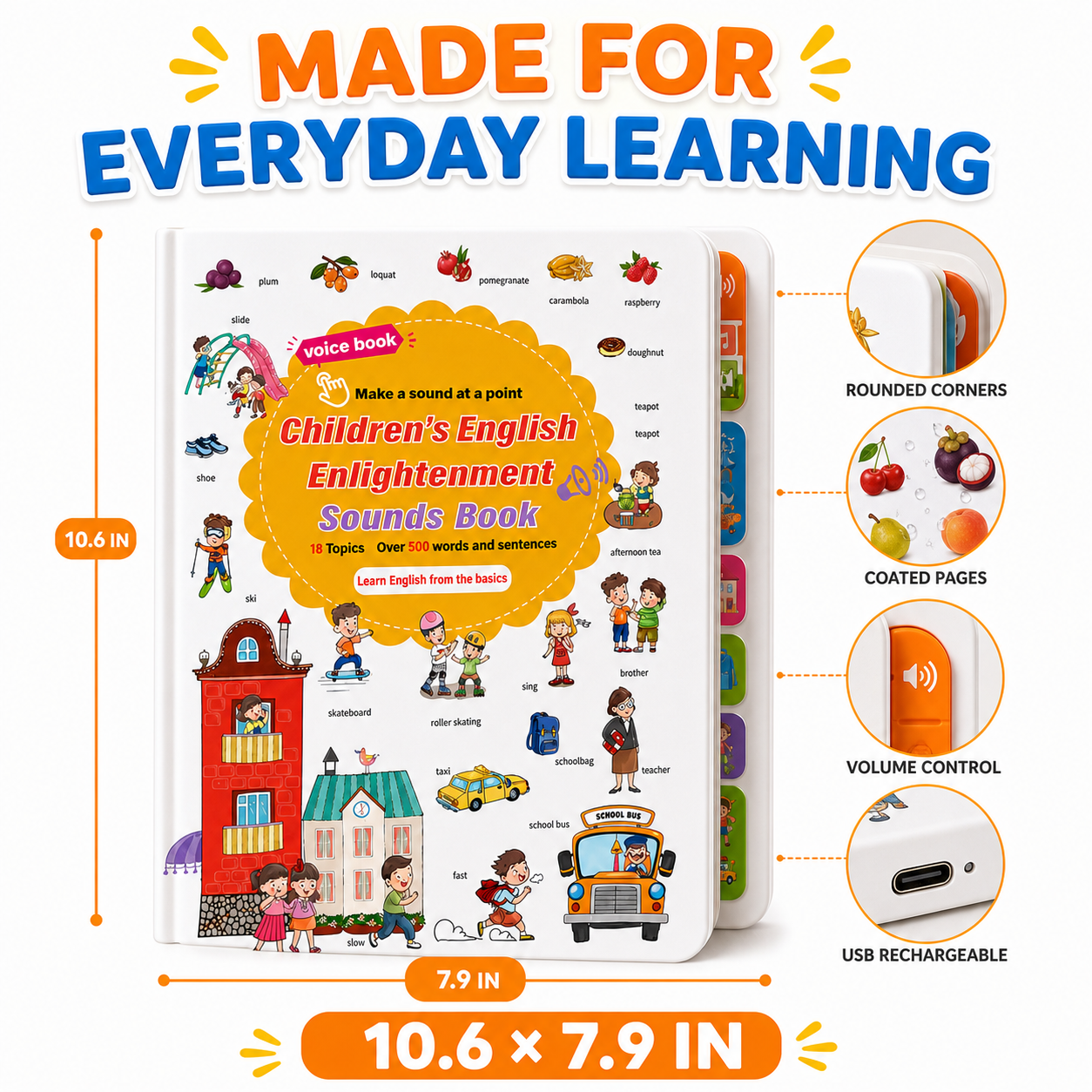 👆Children’s English Enlightenment Sounds Book