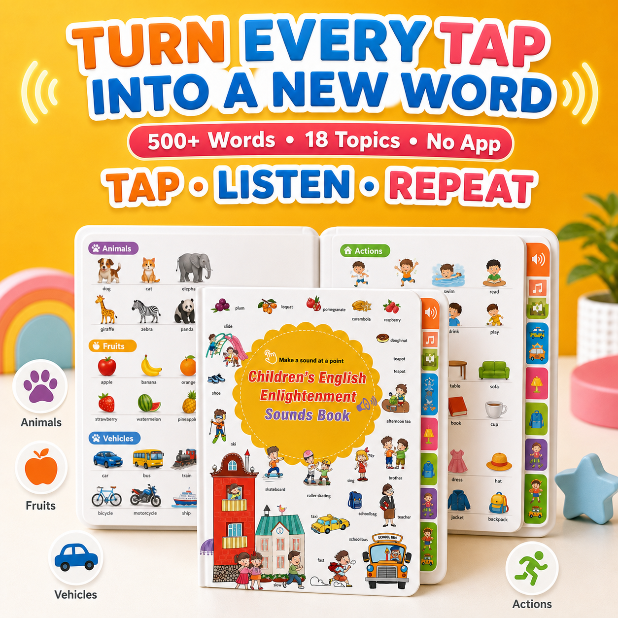👆Children’s English Enlightenment Sounds Book