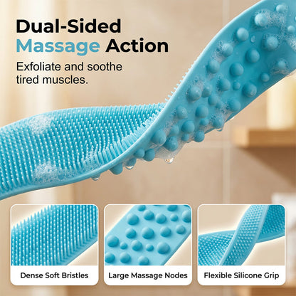 🔥Dual-Sided Silicone Back Scrubber