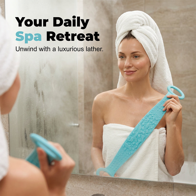 🔥Dual-Sided Silicone Back Scrubber