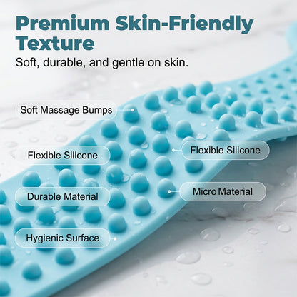 🔥Dual-Sided Silicone Back Scrubber