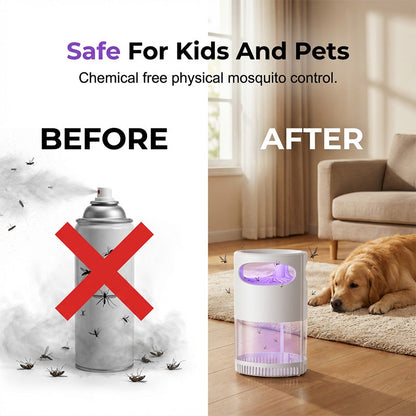 🦟 UV Mosquito Killer Lamp – quiet, USB, chemical-free🔇🌙