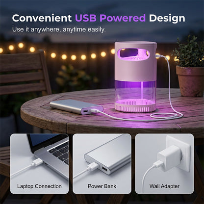 🦟 UV Mosquito Killer Lamp – quiet, USB, chemical-free🔇🌙