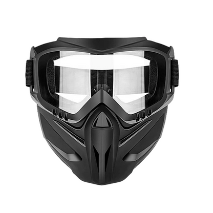 🥽 Full Face Goggle Mask 😷 Detachable Protective Design