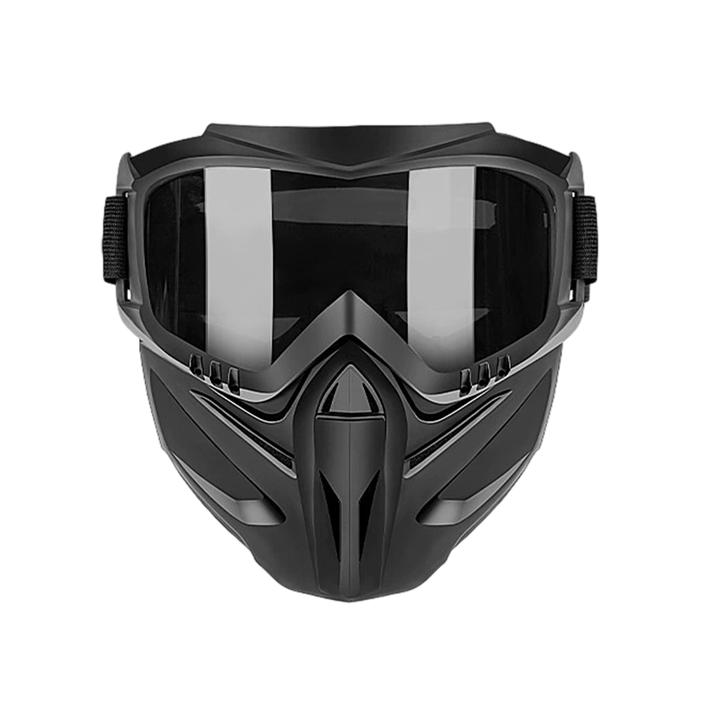 🥽 Full Face Goggle Mask 😷 Detachable Protective Design