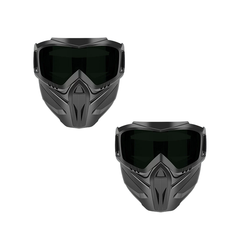 🥽 Full Face Goggle Mask 😷 Detachable Protective Design