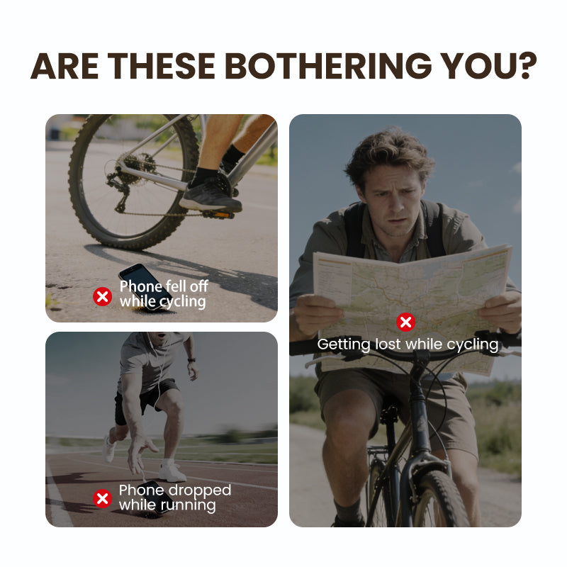 Common problems carrying a phone while running and cycling