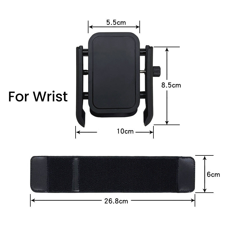 Wrist phone holder dimensions