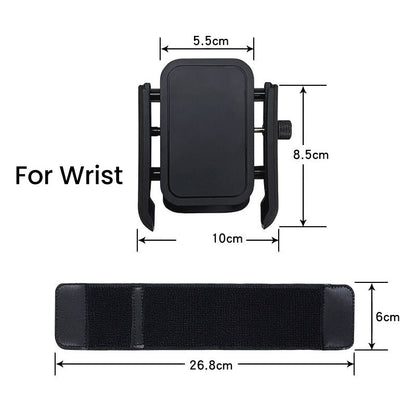 📱 360° Rotating Wrist & Arm Phone Holder – Hands-Free, Secure & Adjustable