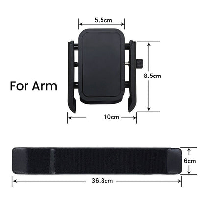 📱 360° Rotating Wrist & Arm Phone Holder – Hands-Free, Secure & Adjustable
