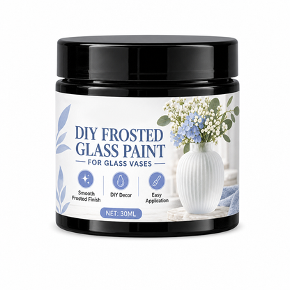 🎨 Frosted Glass Paint – DIY Makeovers for Vases & Jars