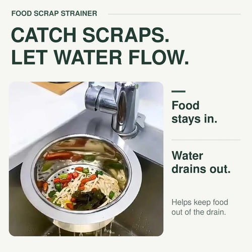 Stainless Steel Swan Sink Drain Basket for Food Scraps