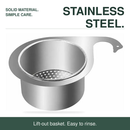 Stainless Steel Swan Sink Drain Basket for Food Scraps