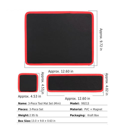 3-piece-flexible-magnetic-tool-mat-tray-holder-3557