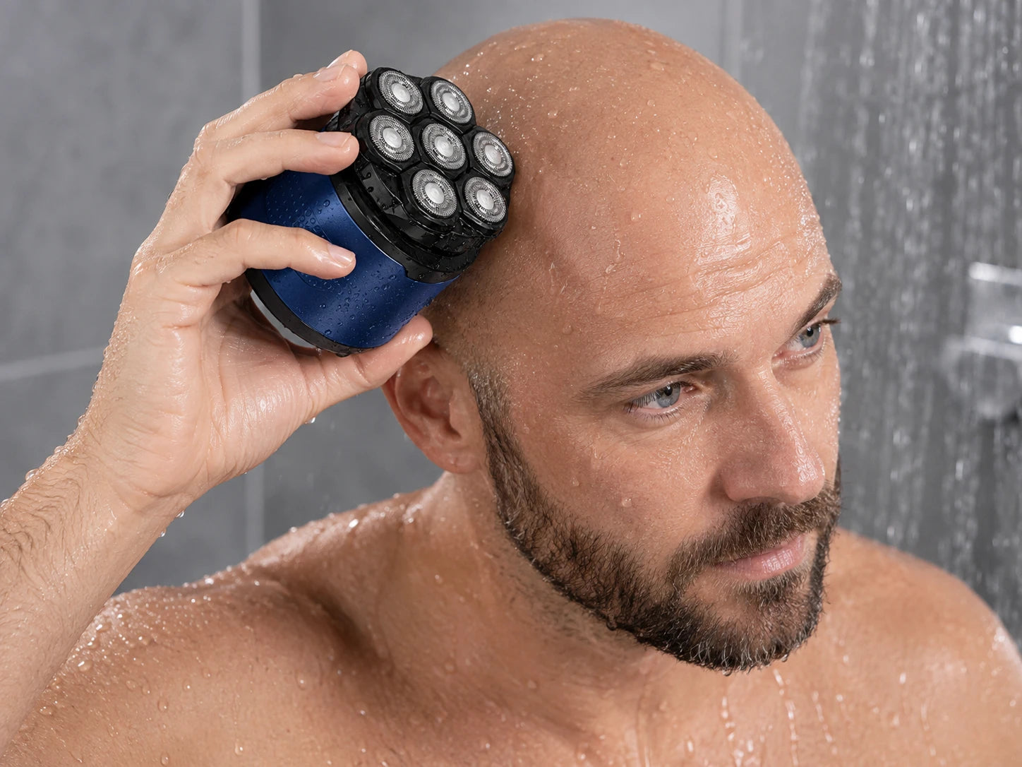 Use it dry, or pair it with foam or gel in the shower.